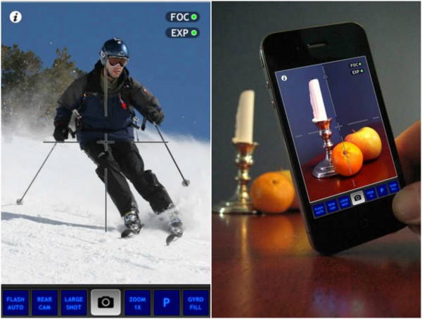 gyroLens app for iPhone