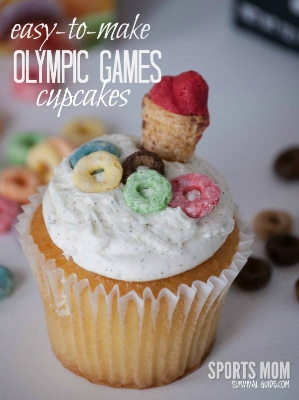 SIMPLE Olympic Games Cupcakes from Sports Mom Survival Guide SIMPLE Olympic Games Cupcakes from Sports Mom Survival Guide