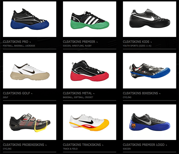 Sports Kids need Cleatskins Sports Kids need Cleatskins to protect their cleats and not wear a second pair of shoes to their games.