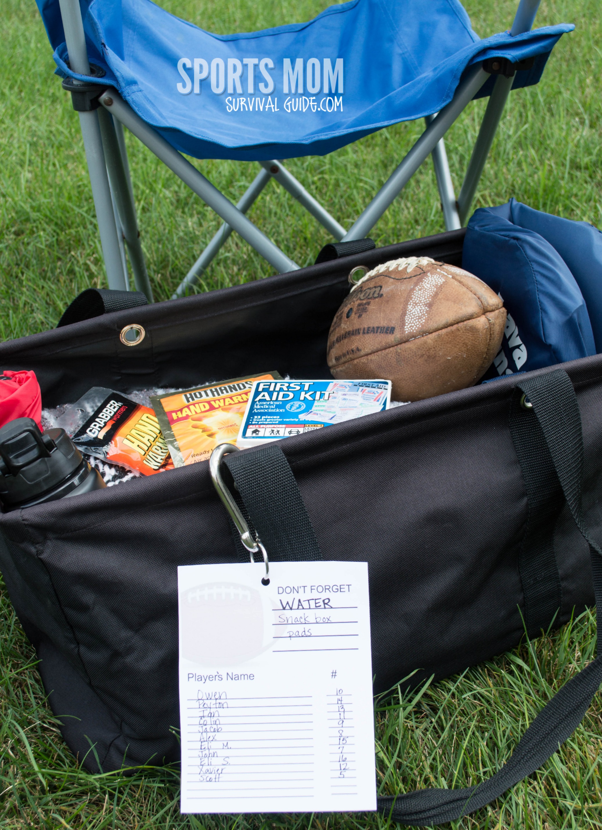 Football Survival Bag Essentials