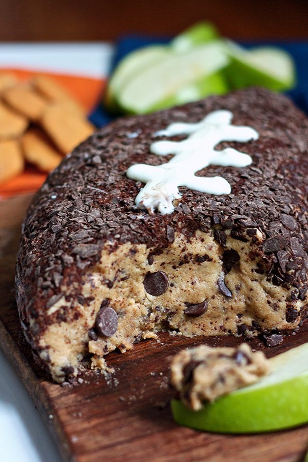 Football Food Ideas cookie dough football