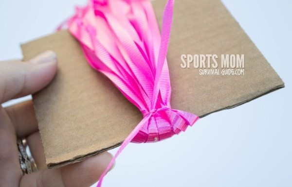 Breast Cancer Awareness for Sports Teams DIY Pom Poms-1-5