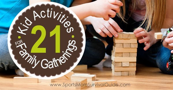 Find 21 Kid Activities for Holiday Gatherings. Keep the kids happy at your next family or friend holiday get-together.