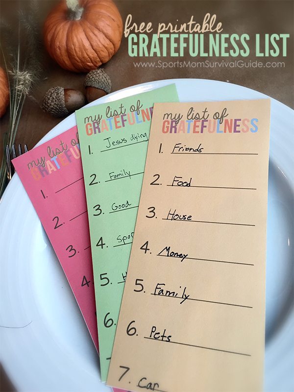 Give your Thanksgiving guests a chance to create a list of things they are thankful for. Use these Thanksgiving Gratefulness Printable Cards this holiday season. Thanksgiving Gratefulness Printable