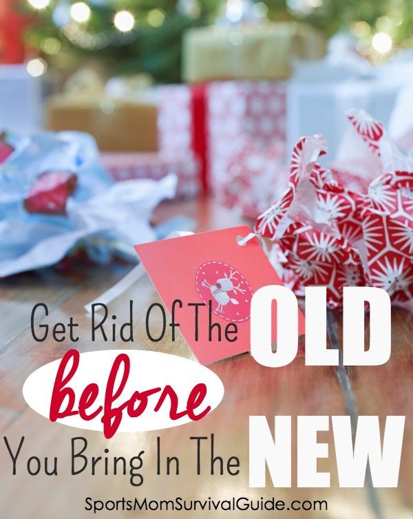 Get rid of the old before you bring in the new this Christmas. Having your home cleared of the things you don't need any longer BEFORE you bring in new items will help with your sanity! Get rid of the old before you bring in the new this Christmas. Having your home cleared of the things you don't need any longer BEFORE you bring in new items will help with your sanity!