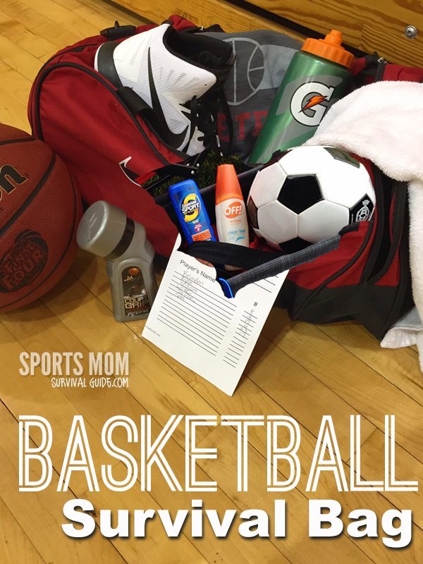 Ever leave home for a game or practice and forget something? The Basketball Survival Bag Essentials list helps you be prepped for every basketball game! Ever leave home for a game or practice and forget something? The Basketball Survival Bag Essentials list helps you be prepped for every basketball game!