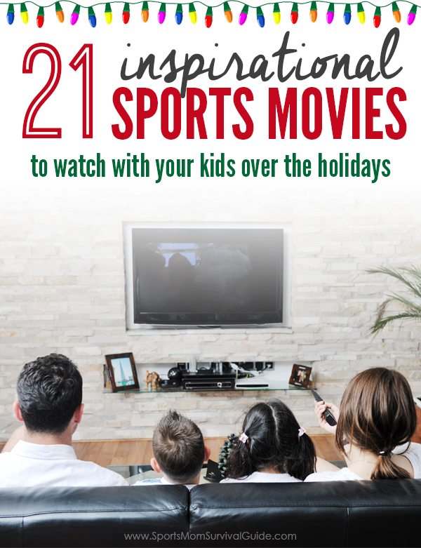 The holidays lend to lots of family time! Be sure to enjoy one of these 21 Inspirational Sports Movies on family movie night! There's something for everyone! The holidays lend to lots of family time! Be sure to enjoy one of these 21 Inspirational Sports Movies on family movie night! There's something for everyone!