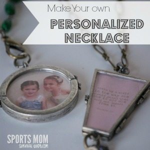 How to Make Personalized Necklace Charms: For Moms and Daughters