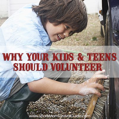 Why your Kids & Teens {& Athletes} Should Volunteer