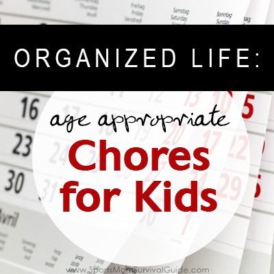 age appropriate chores