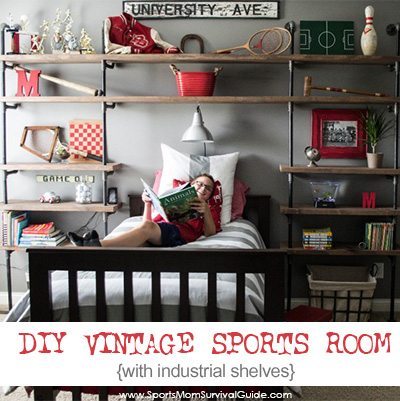 DIY industrial Shelves