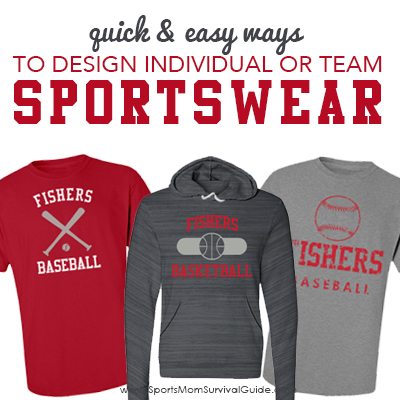 You can design individual or team sportswear or spirt wear in no time at all using this easy method. Check it out!