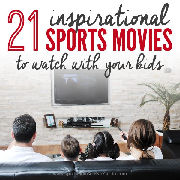 The holidays lend to lots of family time! Be sure to enjoy one of these 21 Inspirational Sports Movies on family movie night! There's something for everyone!