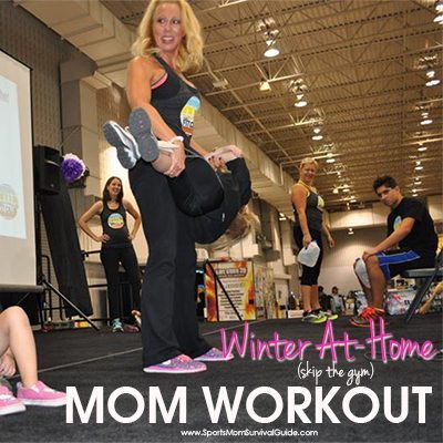 Skip the gym this winter and use this At-Home Mom Workout!