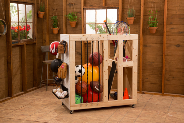 Rolling Storage Cart DIY