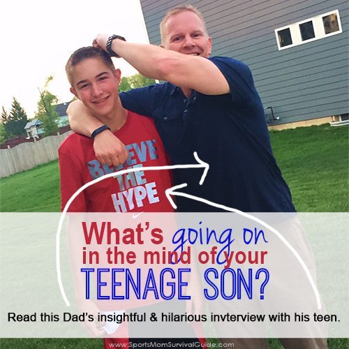 Want to know what is going on in the mind of your teenage son's mind? Check out this Dad's insightful & hilarious interview with his teenage son!