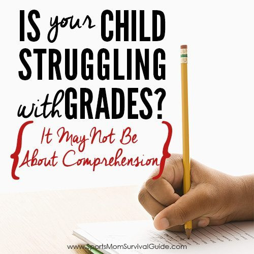 Is your Child Struggling with Grades? It may not be about comprehension, there may be a simple step that they are missing to solve the grade struggle.