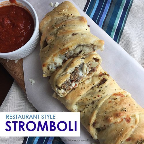 Don't pass up making this absolutely delicious and ahhh-mazing Restaurant Style Stromboli. This is a sure-fire hit with all pizza lovers in your life!