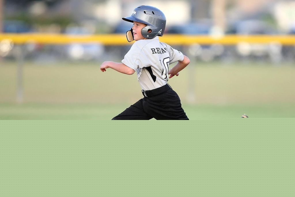 Baseball Player Running the Bases
