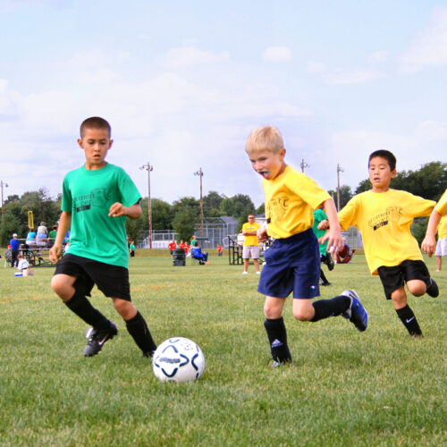 Kids Playing Soccer