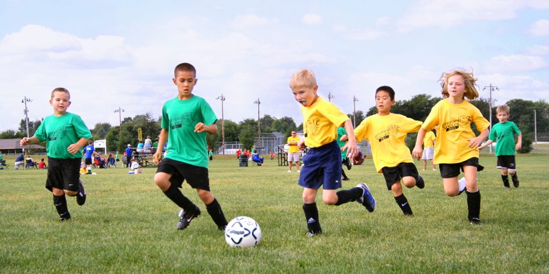 Kids Playing Soccer