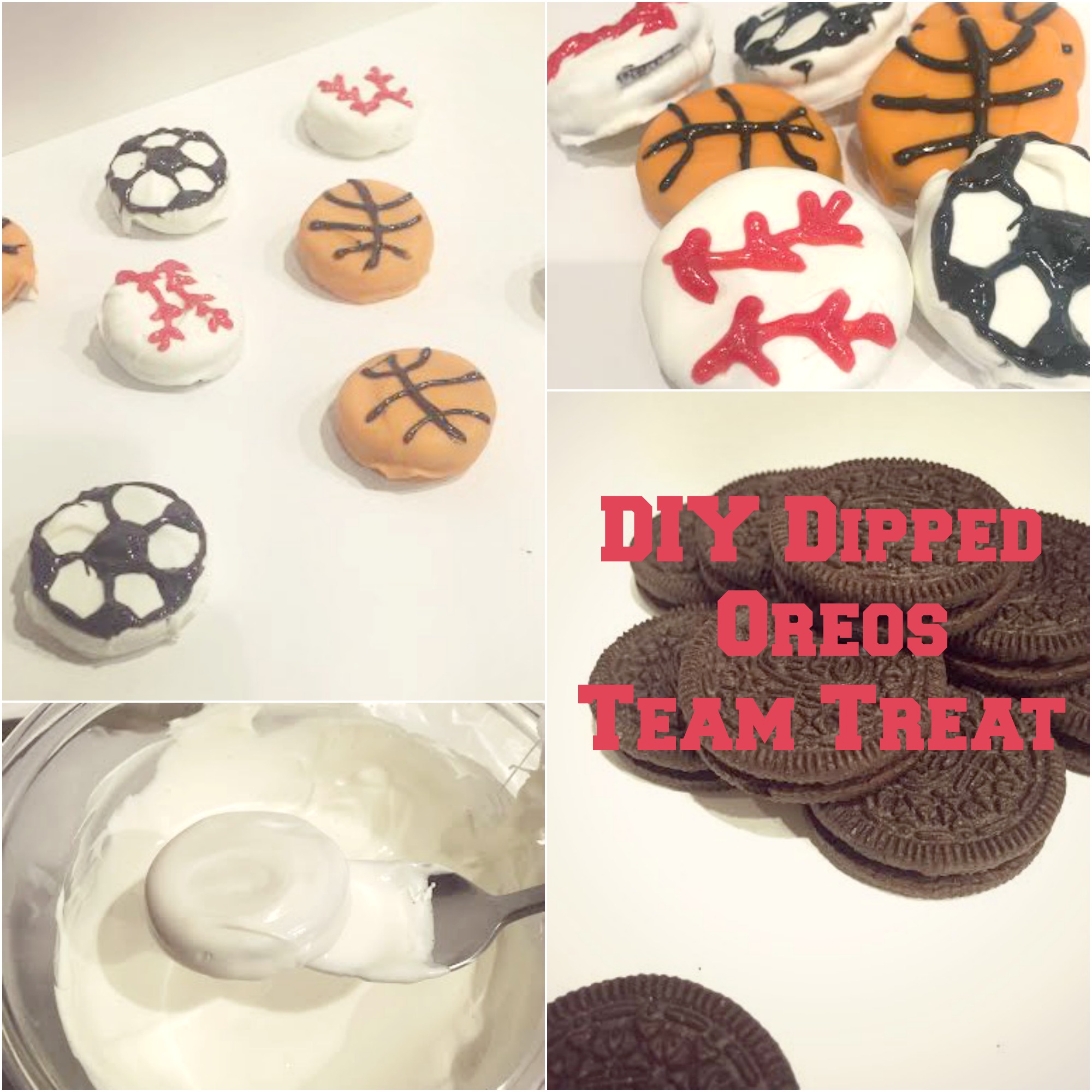 DIY Dessert - Dipped Oreo Team Treat