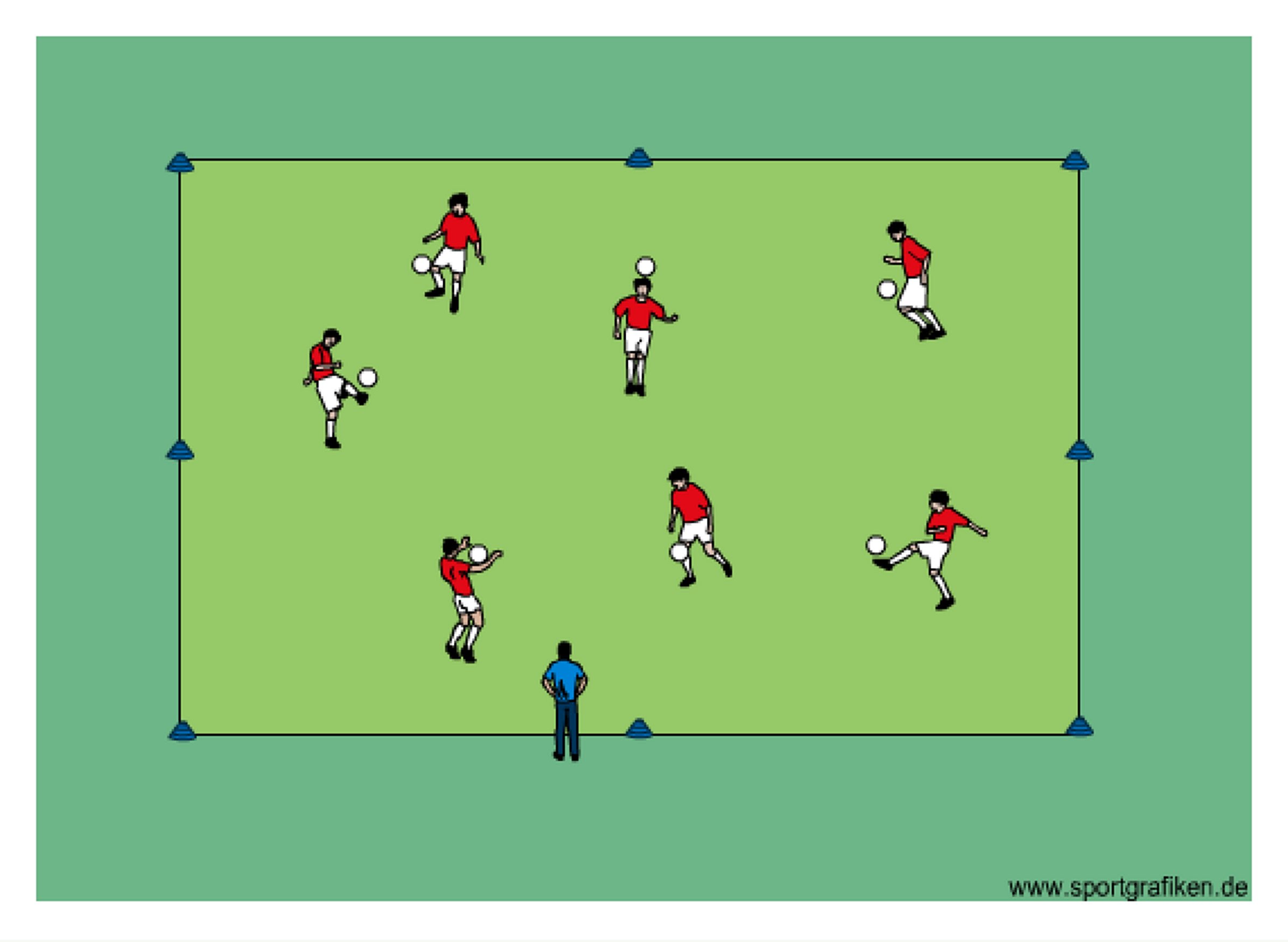Soccer Juggling Activity Training Drill