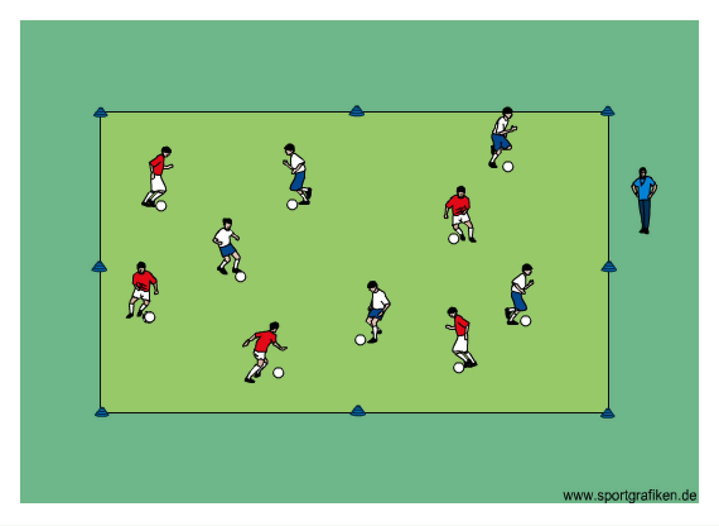 Soccer Ball Chase Training Drill
