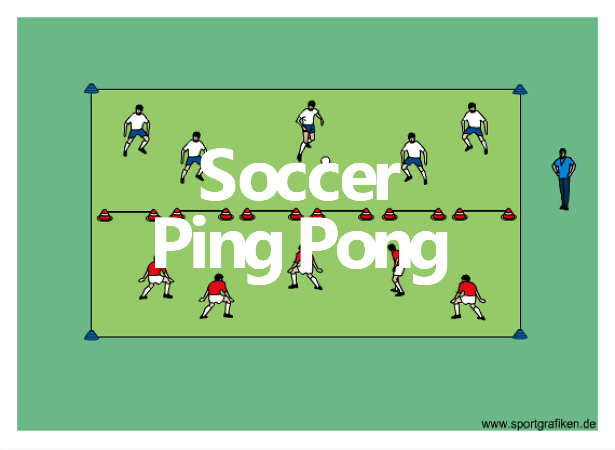 Soccer Soccer Ping Pong Training Drill