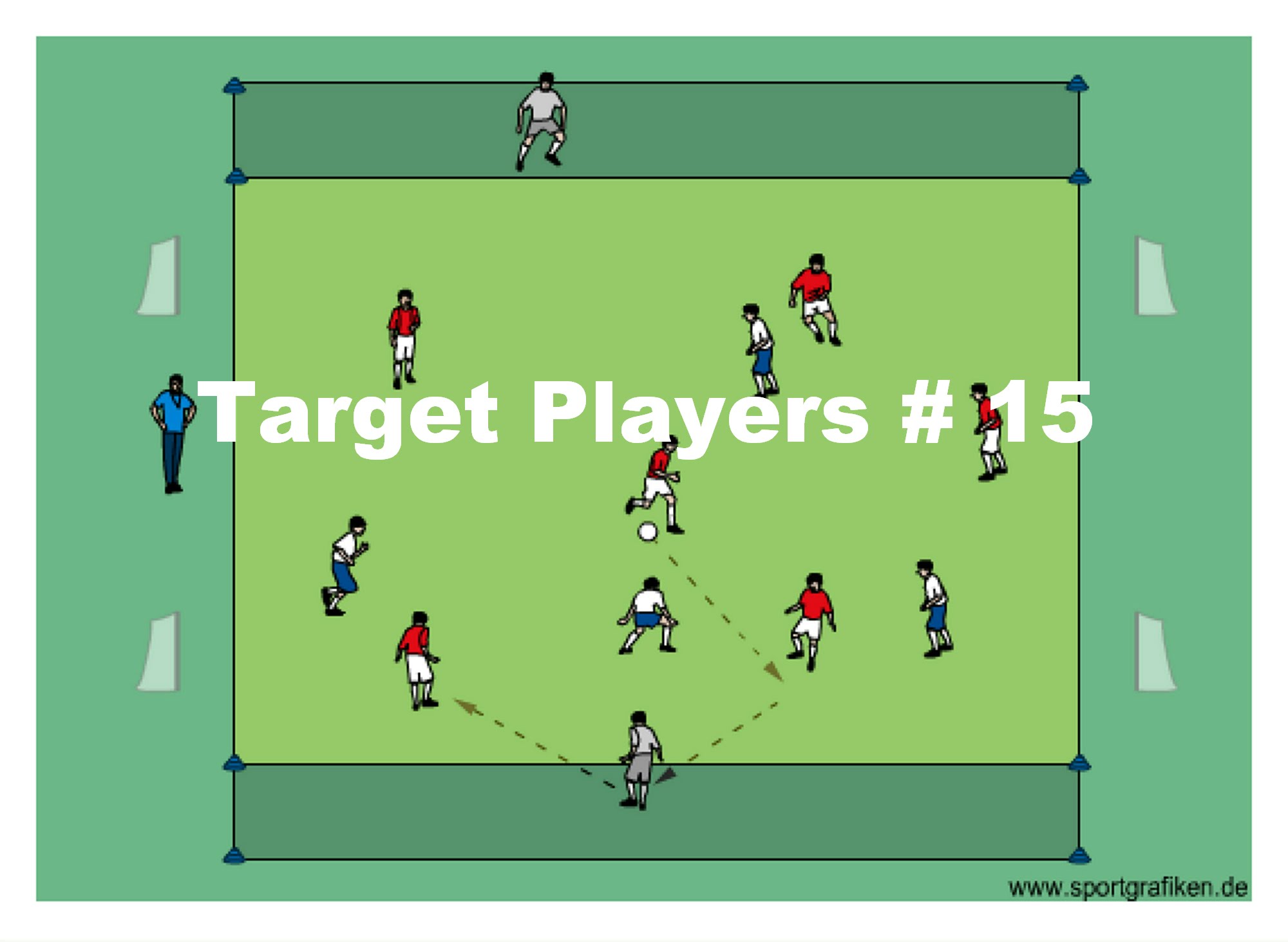 Soccer Target Players # 15 Training Drill