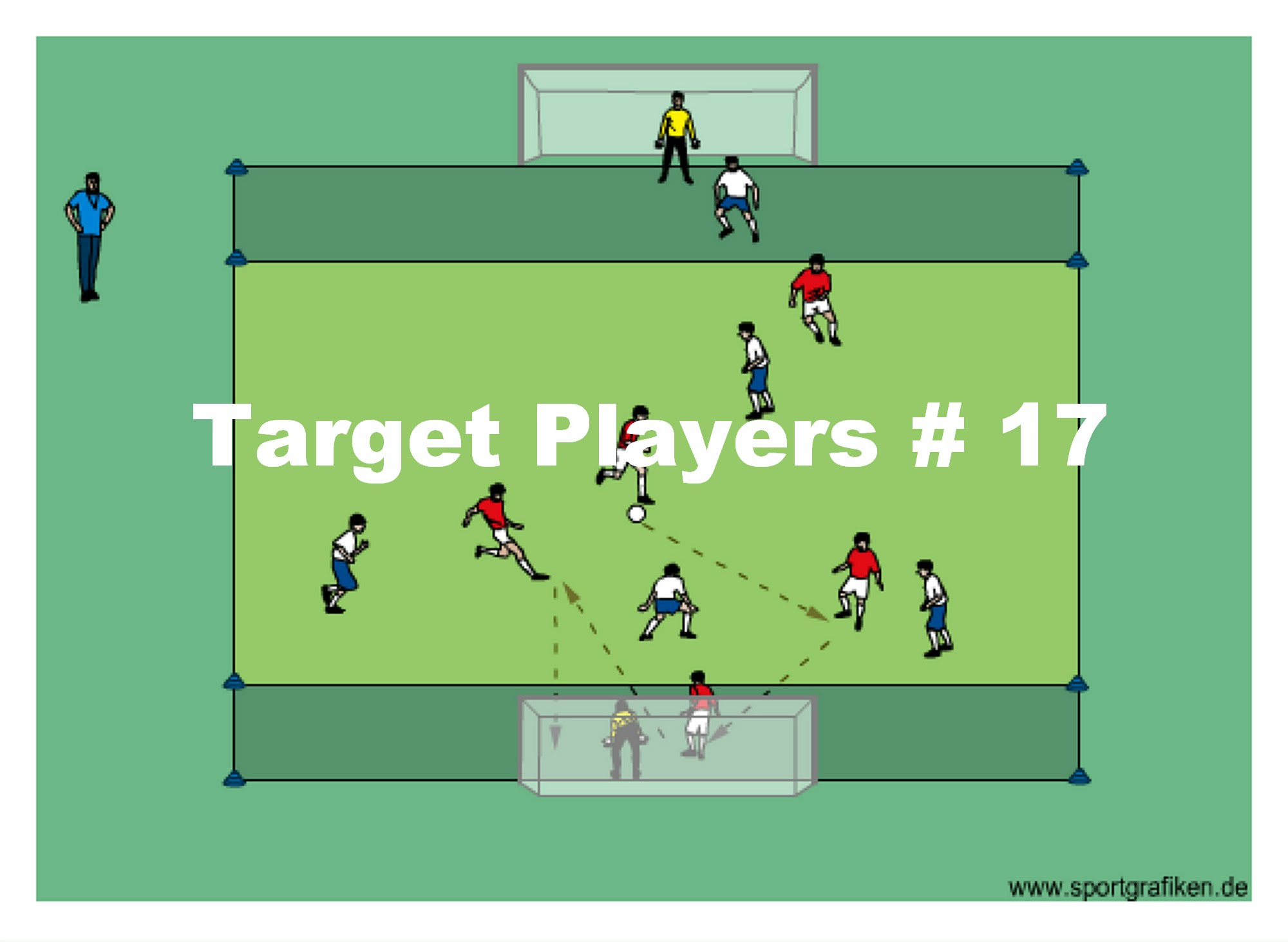 Soccer Target Players # 17 Training Drill