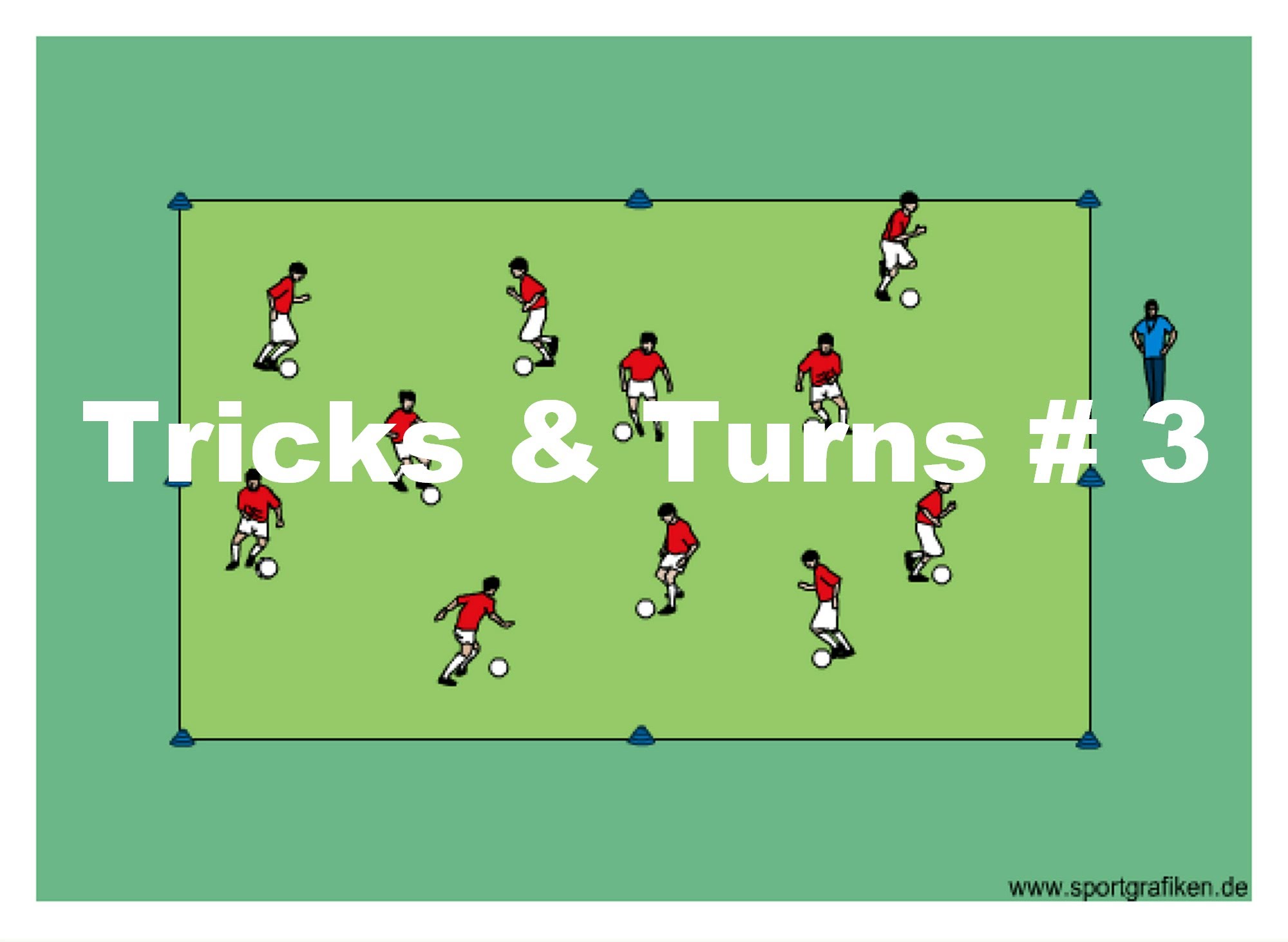 Soccer Tricks and Turns # 3 Training Drill