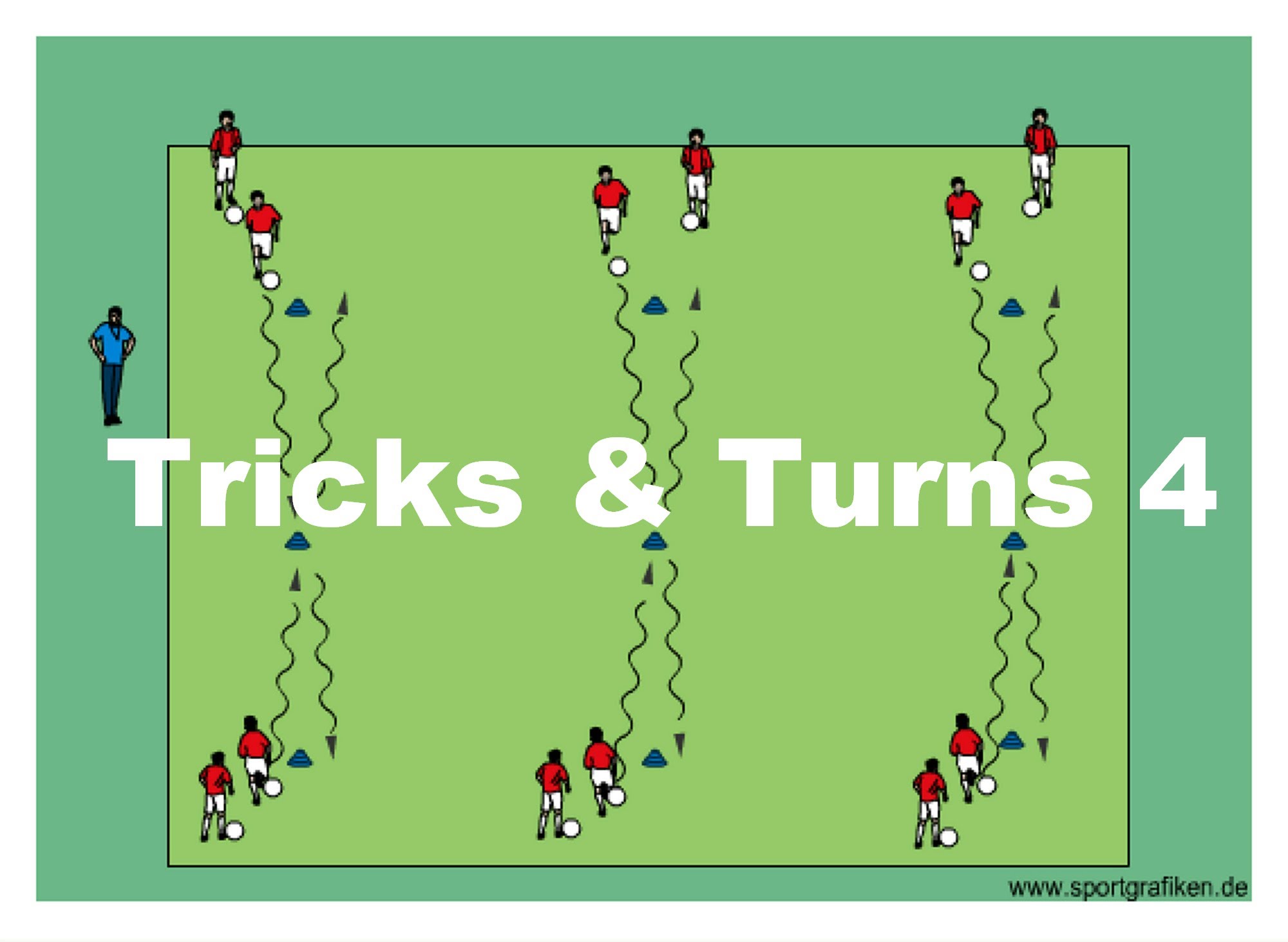 Soccer Tricks and Turns # 4 Training Drill