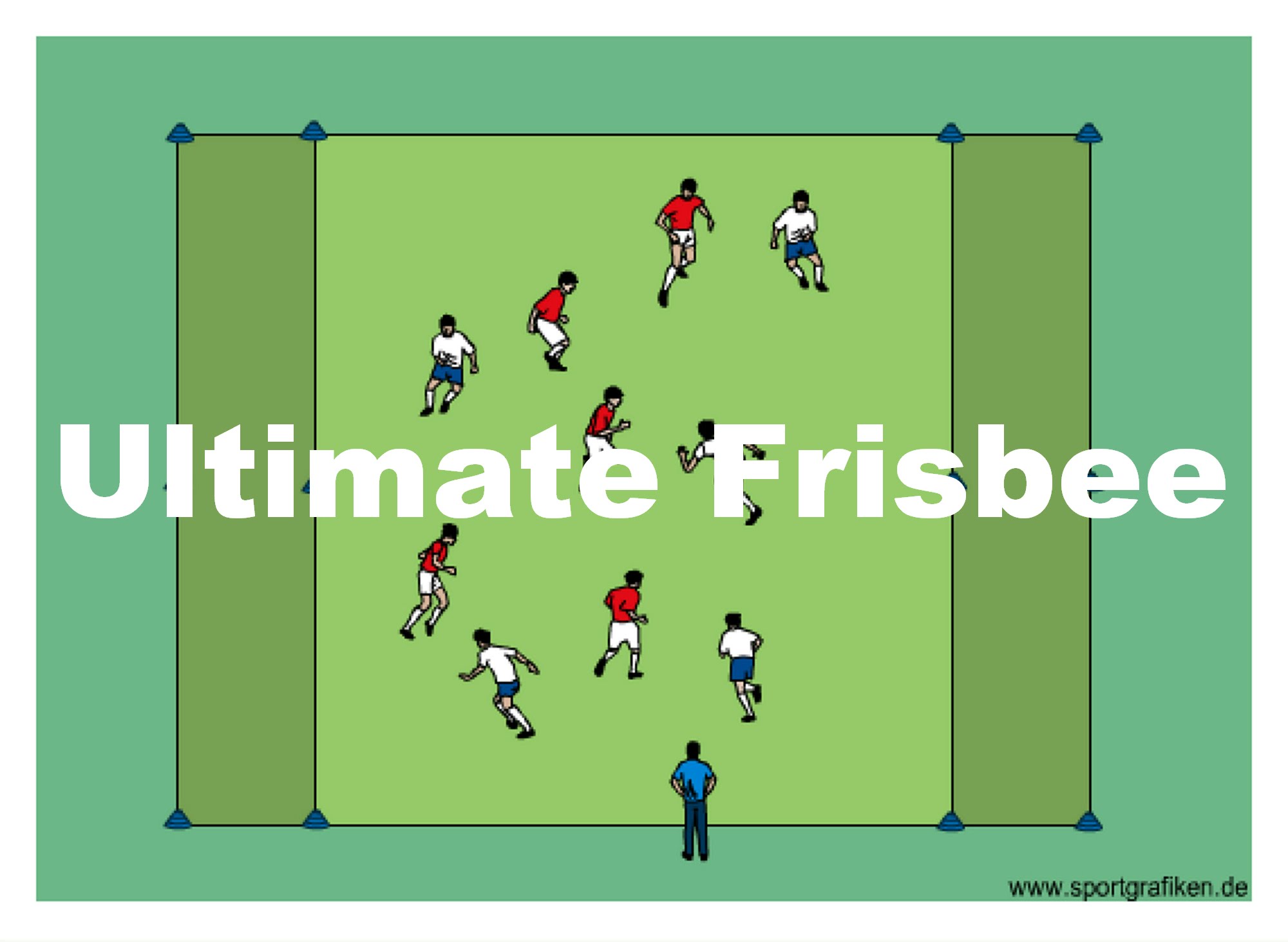 Soccer Ultimate Frisbee Training Drill