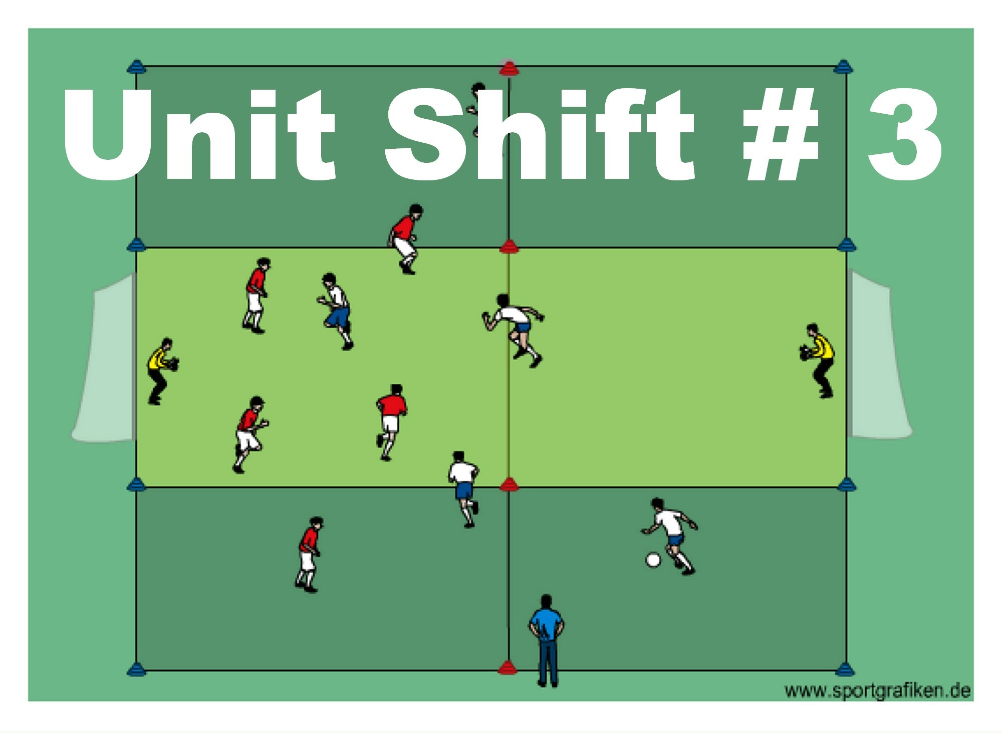 Soccer Unit Shift # 3 Training Drill