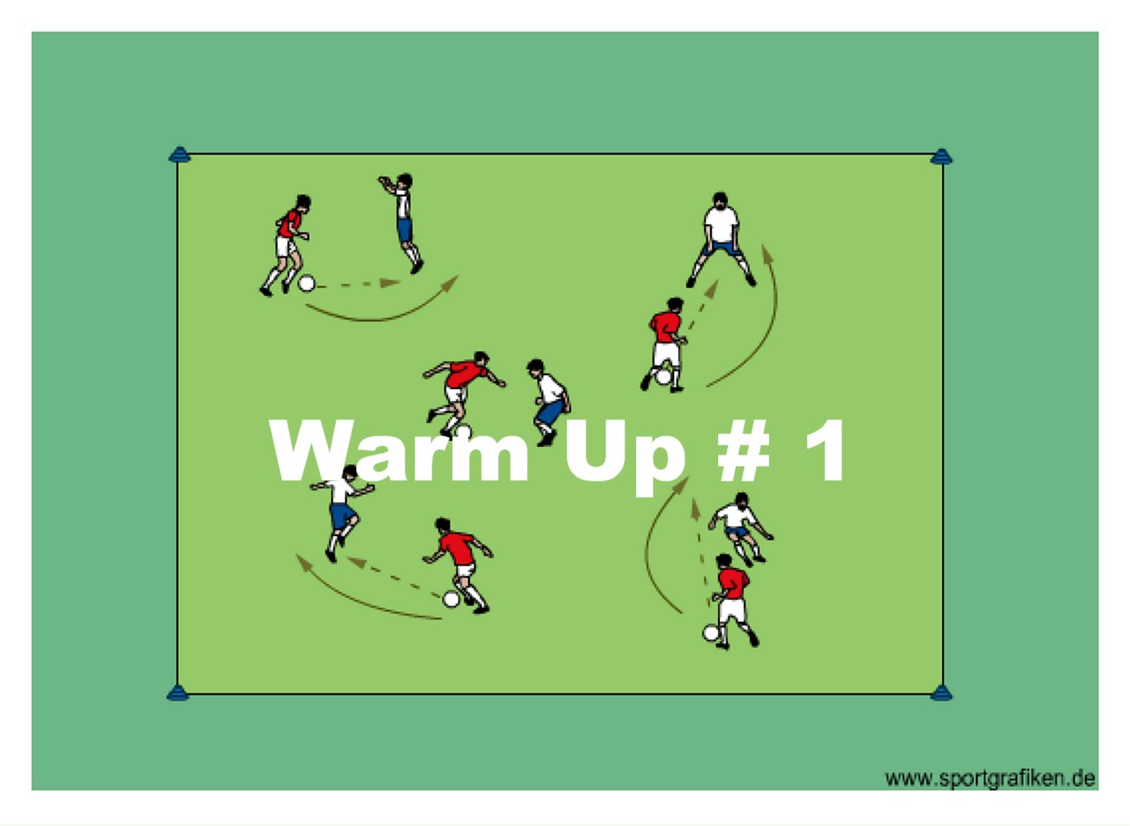 Soccer Warm Up # 1 Training Drill