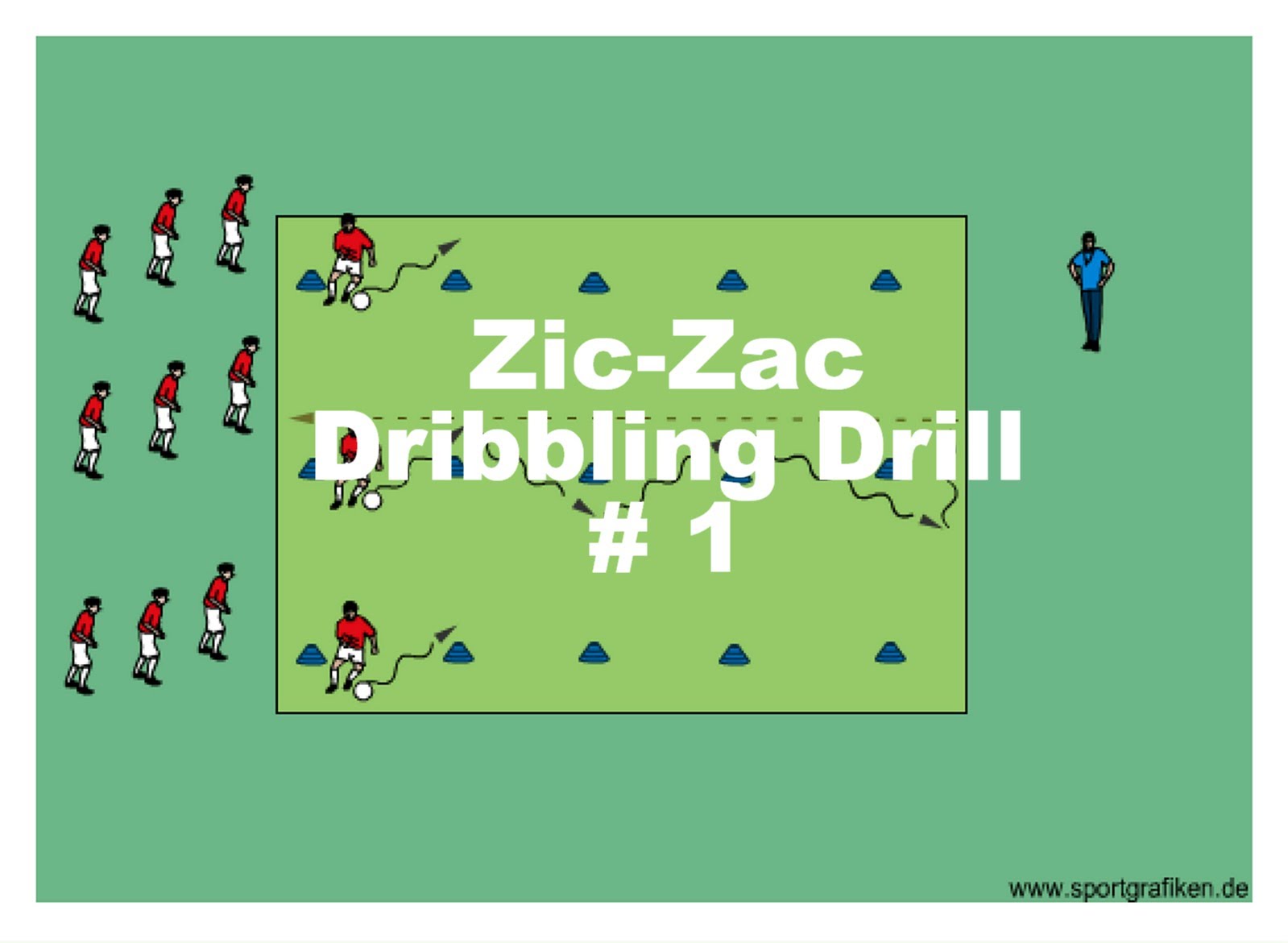 Soccer Zig Zac # 1 Training Drill