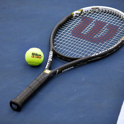 Wilson Tennis Racket and Wilson Tennis Ball