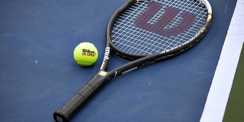 Wilson Tennis Racket and Wilson Tennis Ball