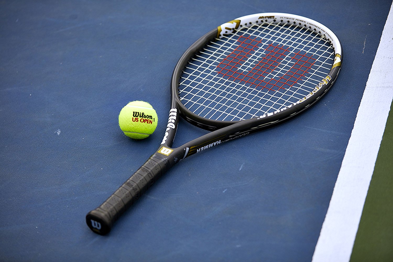 Wilson Tennis Racket and Wilson Tennis Ball