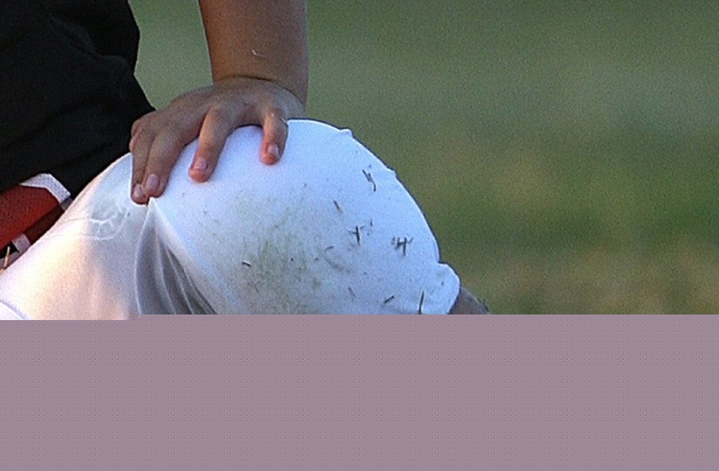 Grass stained knees are a common problem.