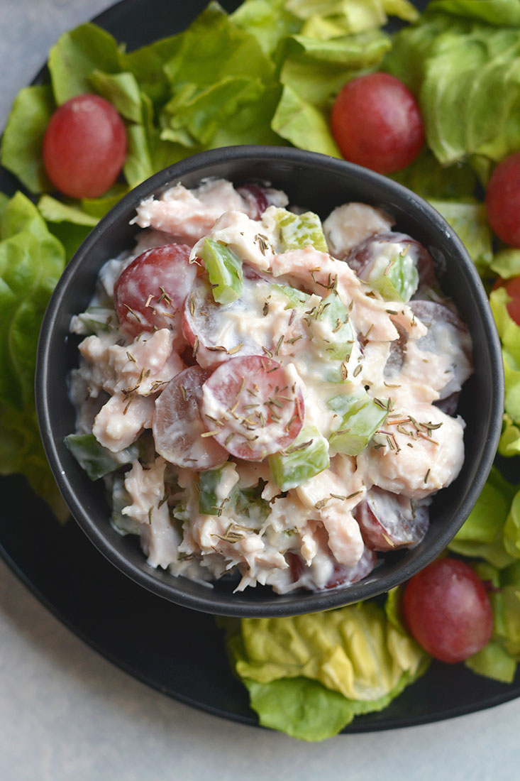 Greek Yogurt Chicken Salad from Skinny Fitalicious