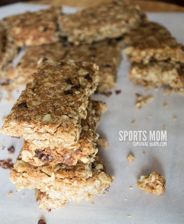 Homemade granola bars