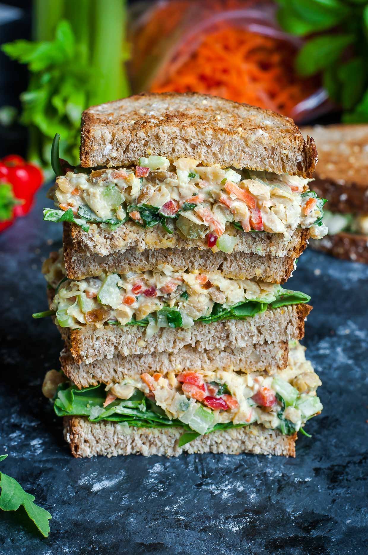 Garden Veggie Chickpea Salad