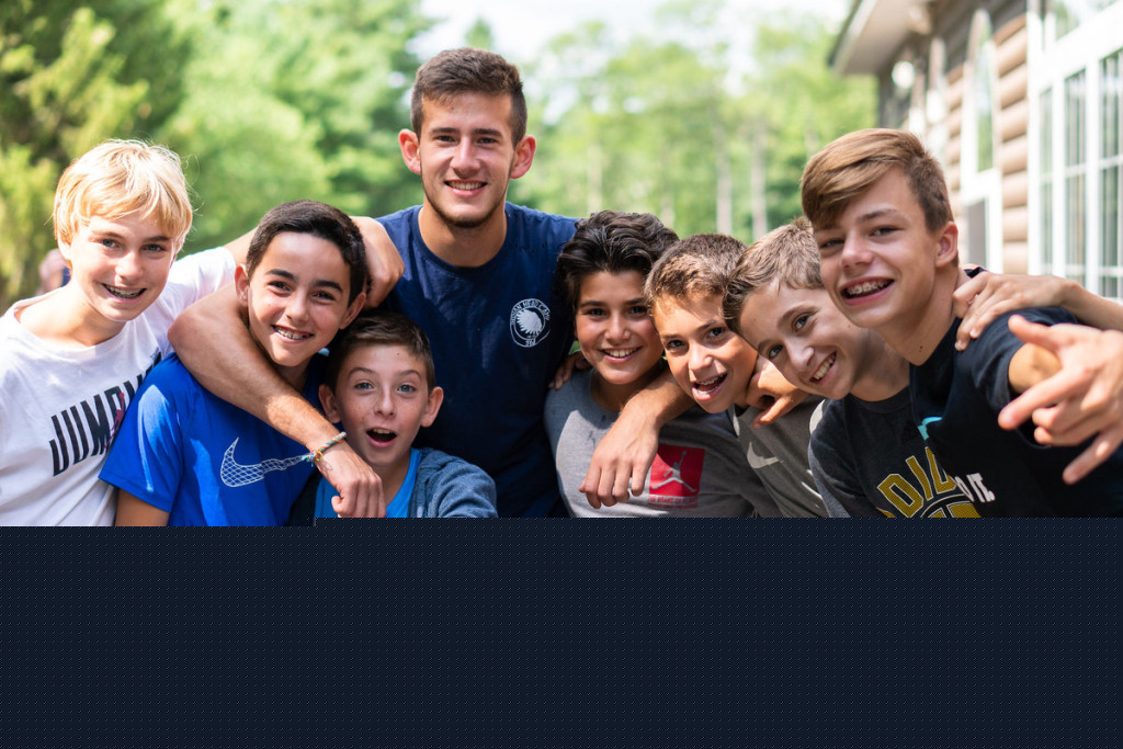 Smiling teenagers in photo for after school program