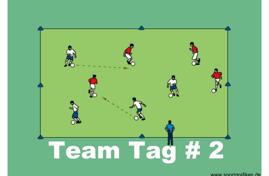Soccer Team Tag # 2 Training Drill